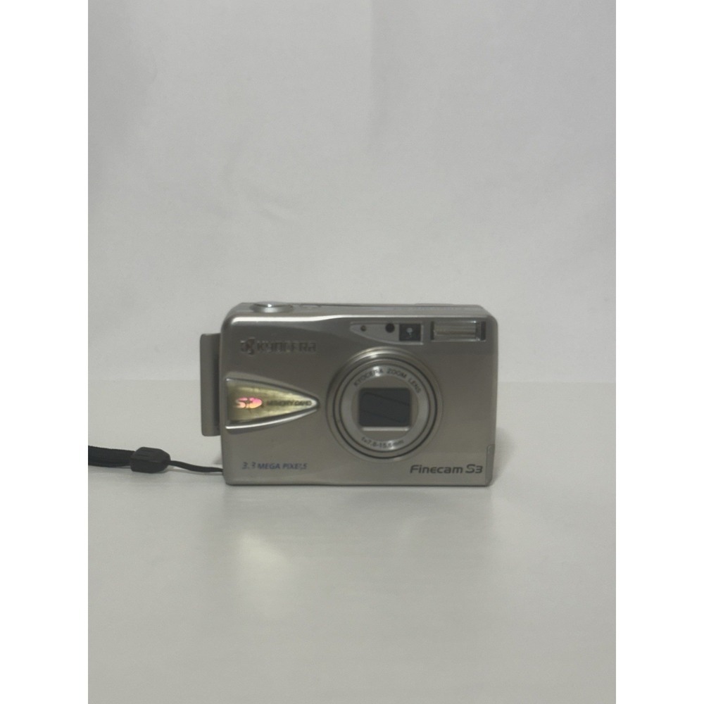 vintage Kyocera Finecam S3 digital camera untested